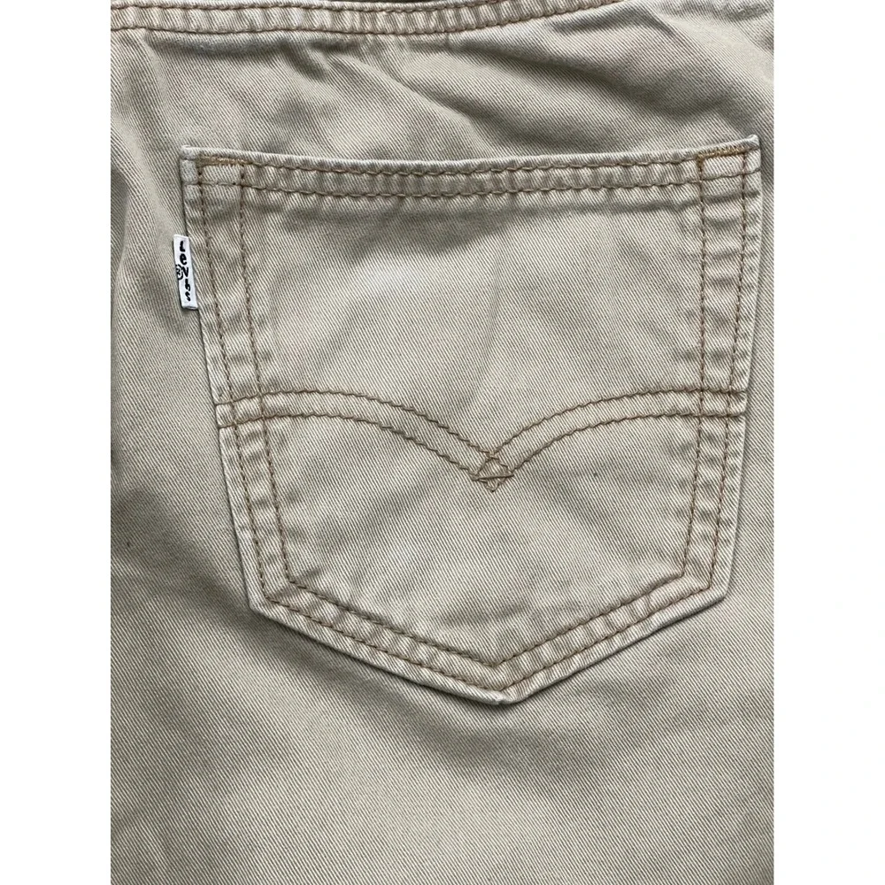 Levi's 508 Regular‎ Taper Pants Mens 30x32 Khaki Tan Cotton Twill Chino 5-Pocket